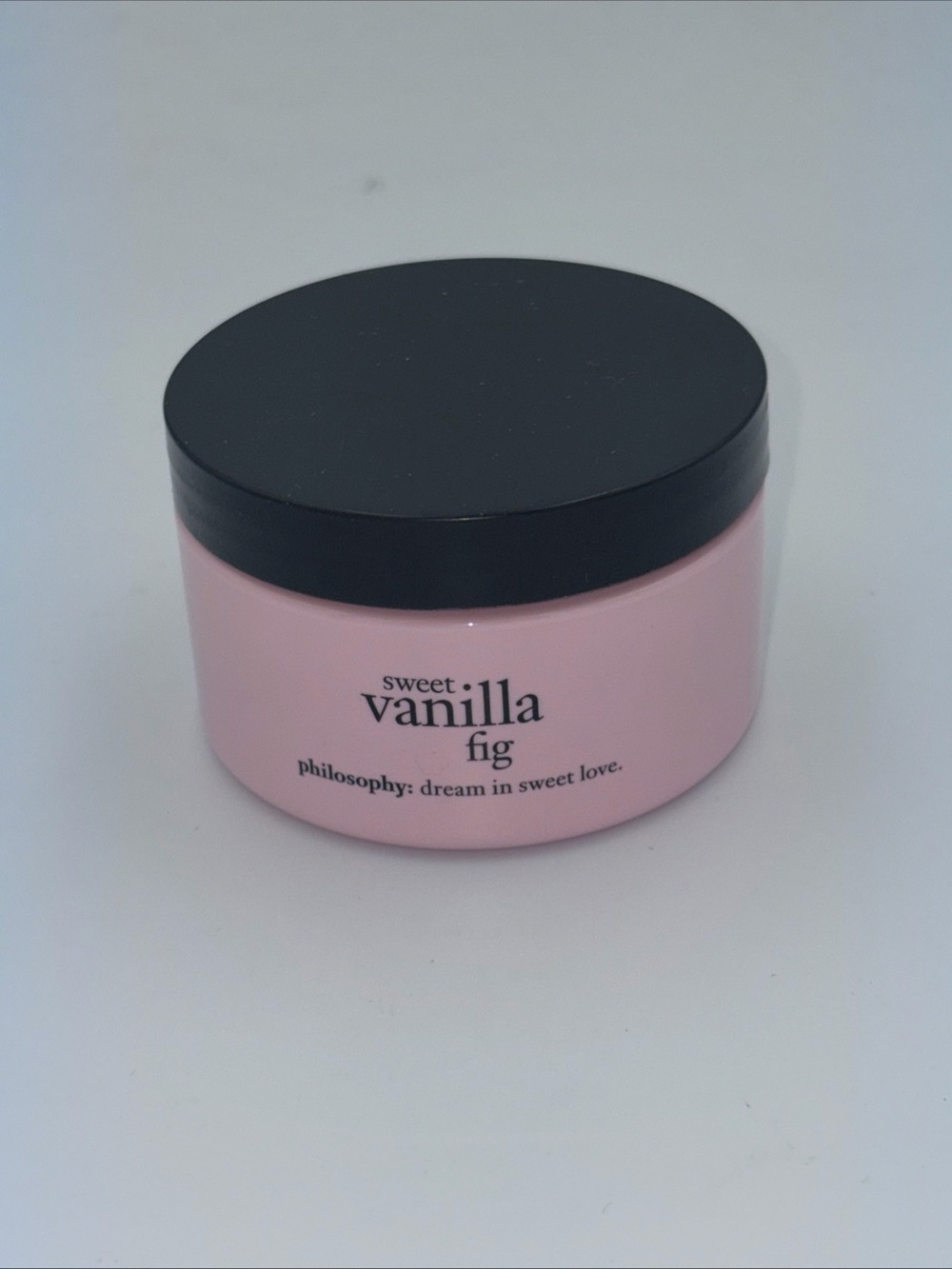NEW SEALED Philosophy Glazed Body Souffle Body Cream SWEET VANILLA FIG 4 Oz
